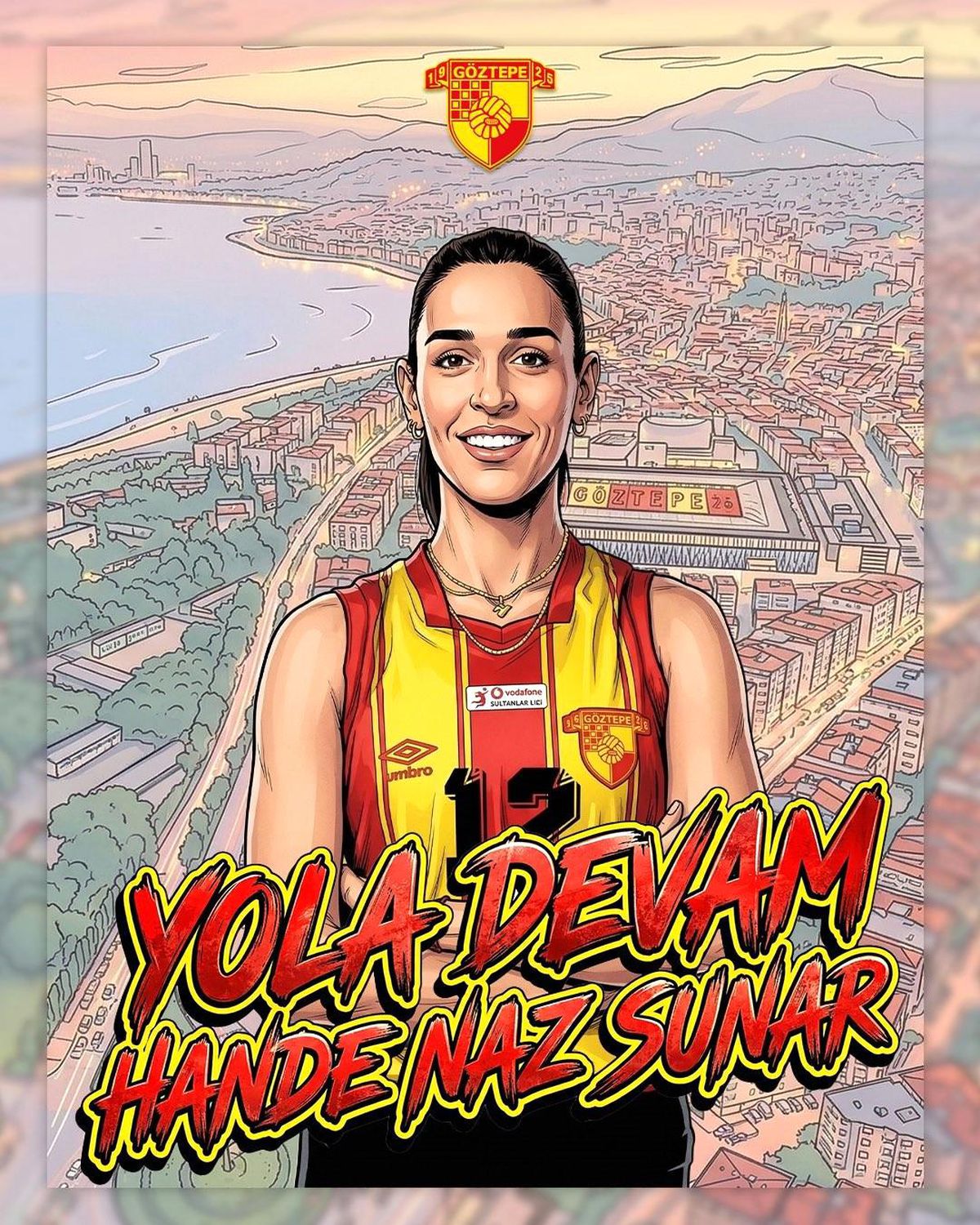 Göztepe Voleybol, Hande Naz Sunar ile Sözleşme Yeniledi