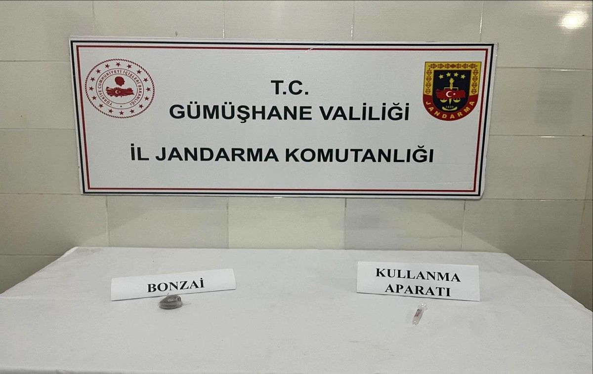 Gümüşhane\'de Uyuşturucu Operasyonu