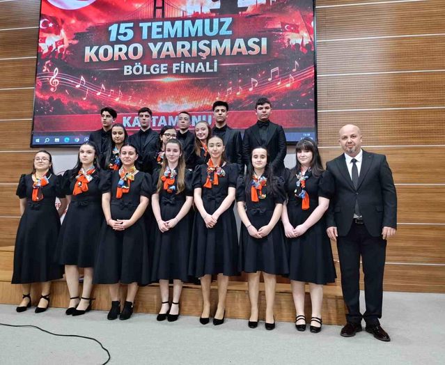 Kastamonu Mustafa Kaya Anadolu Lisesi, Koro Yarışmasında Birinci Oldu