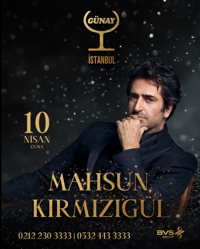 Mahsun Kırmızıgül, Günay Restaurant'ta Unutulmaz Bir Geceye Hazırlanıyor