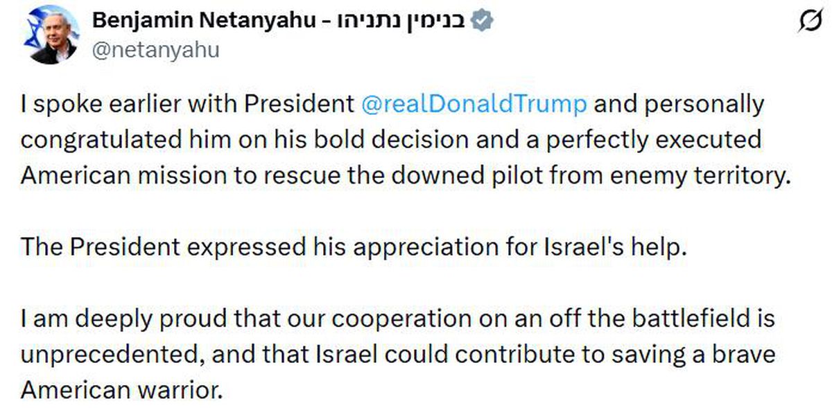 Netanyahu\'dan Trump\'a Tebrik