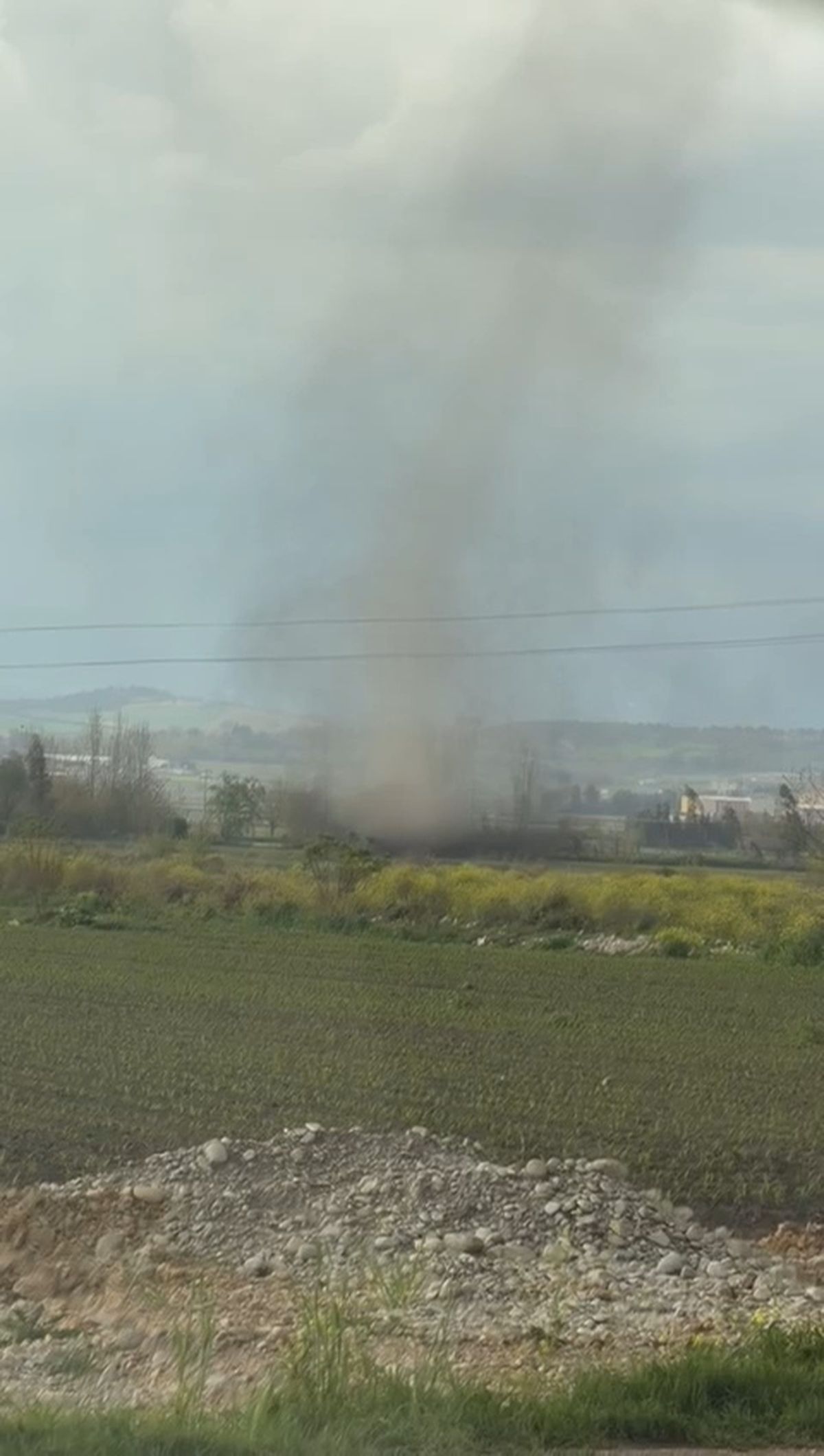 Kadirli\'de Hortum Görüntülendi