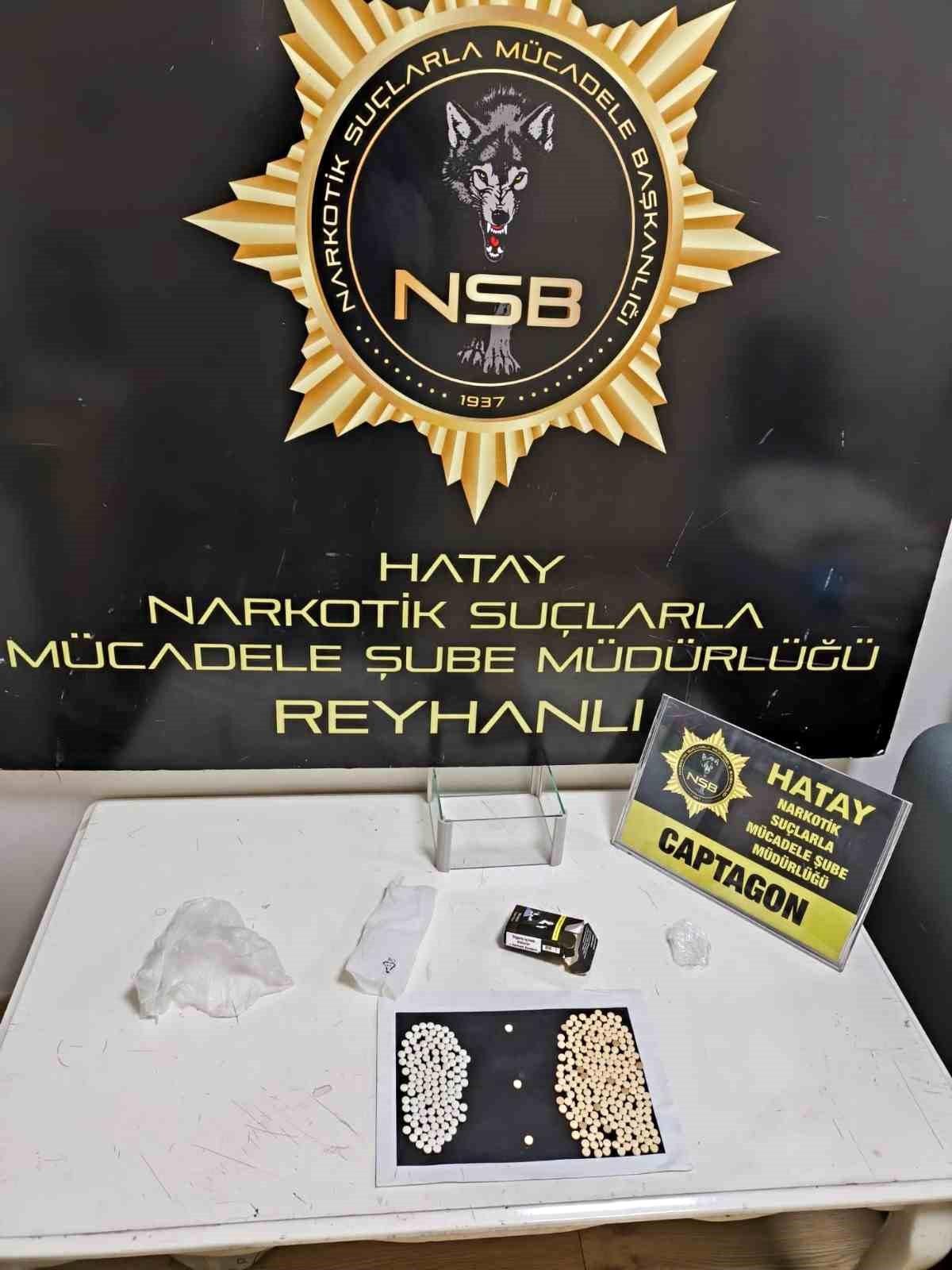 Reyhanlı\'da 315 Captagon Hap Ele Geçirildi