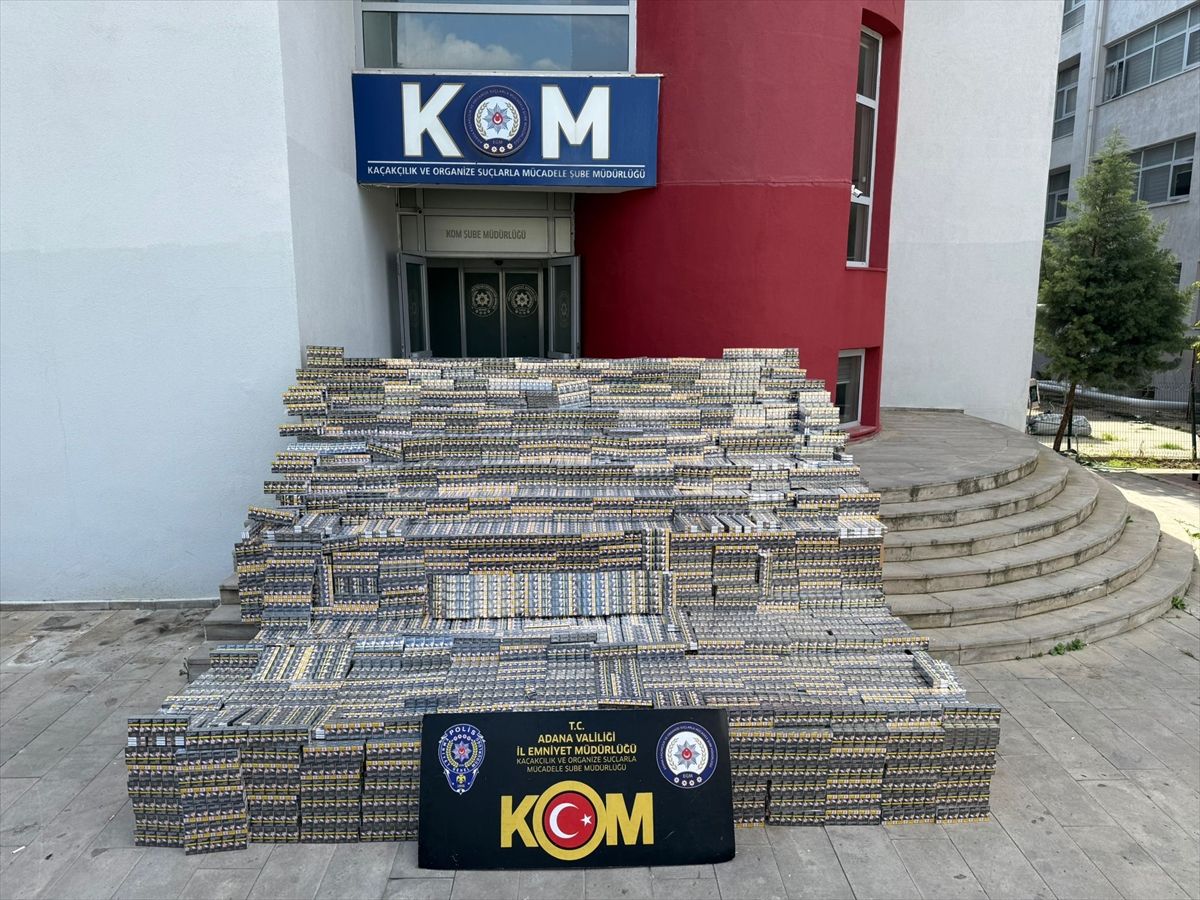 Adana\'da 127 Bin Paket Kaçak Sigara Ele Geçirildi