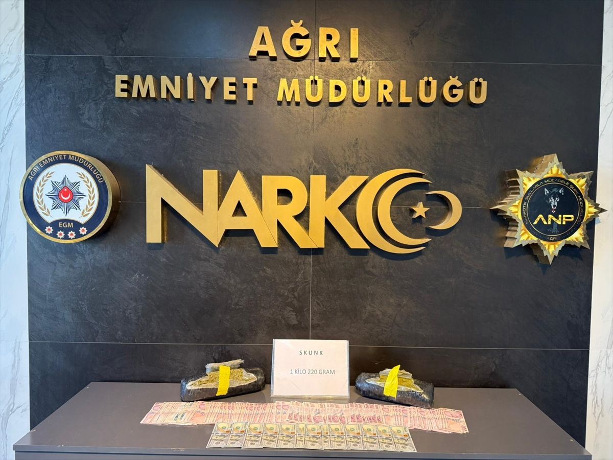 Ağrı\'da Uyuşturucu Operasyonu
