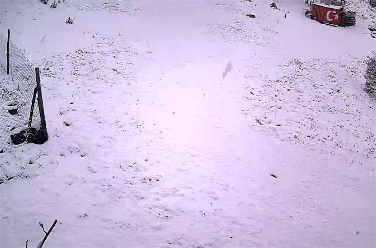 Akyurt\'ta Kar Yağışı Etkili Oldu