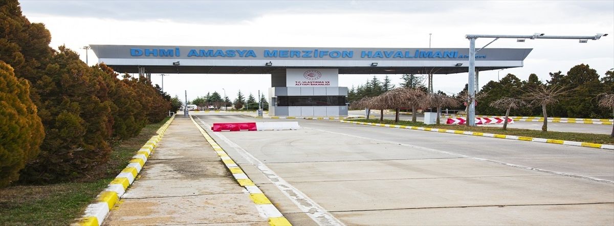 Merzifon Havalimanı\'nda Martta 13.735 Yolcu