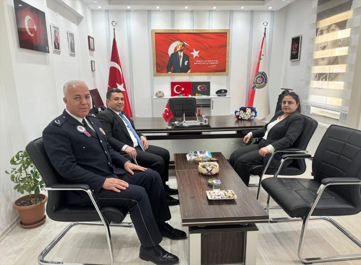 Savcı ve Komisyon Başkanı Emniyet Müdürü\'nü Ziyaret Etti