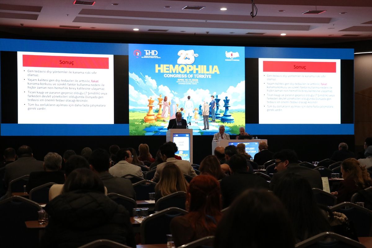 Türkiye Hemofili Kongresi Antalya\'da Başladı