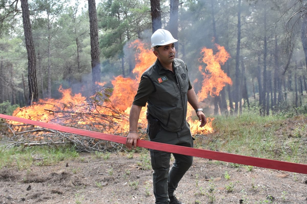 Antalya Orman Yangın Tatbikatı
