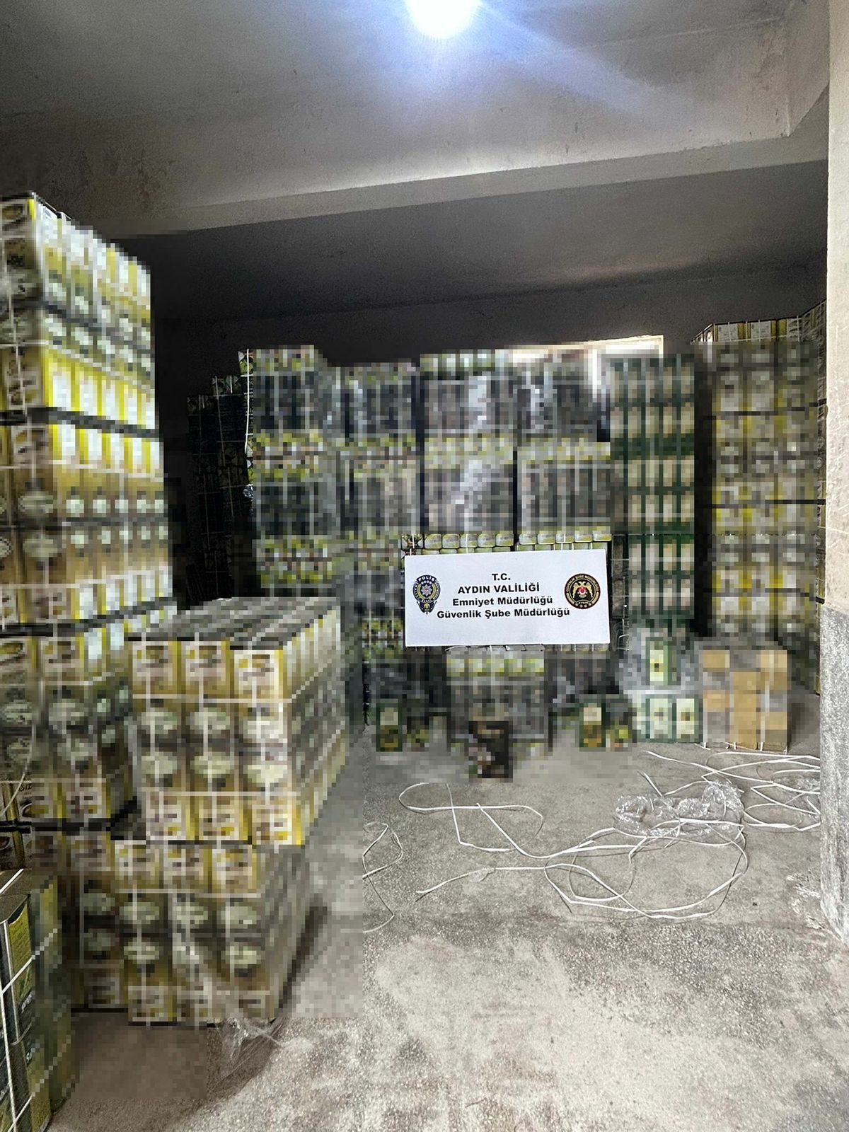 Köşk\'te Sahte Zeytinyağı Operasyonu