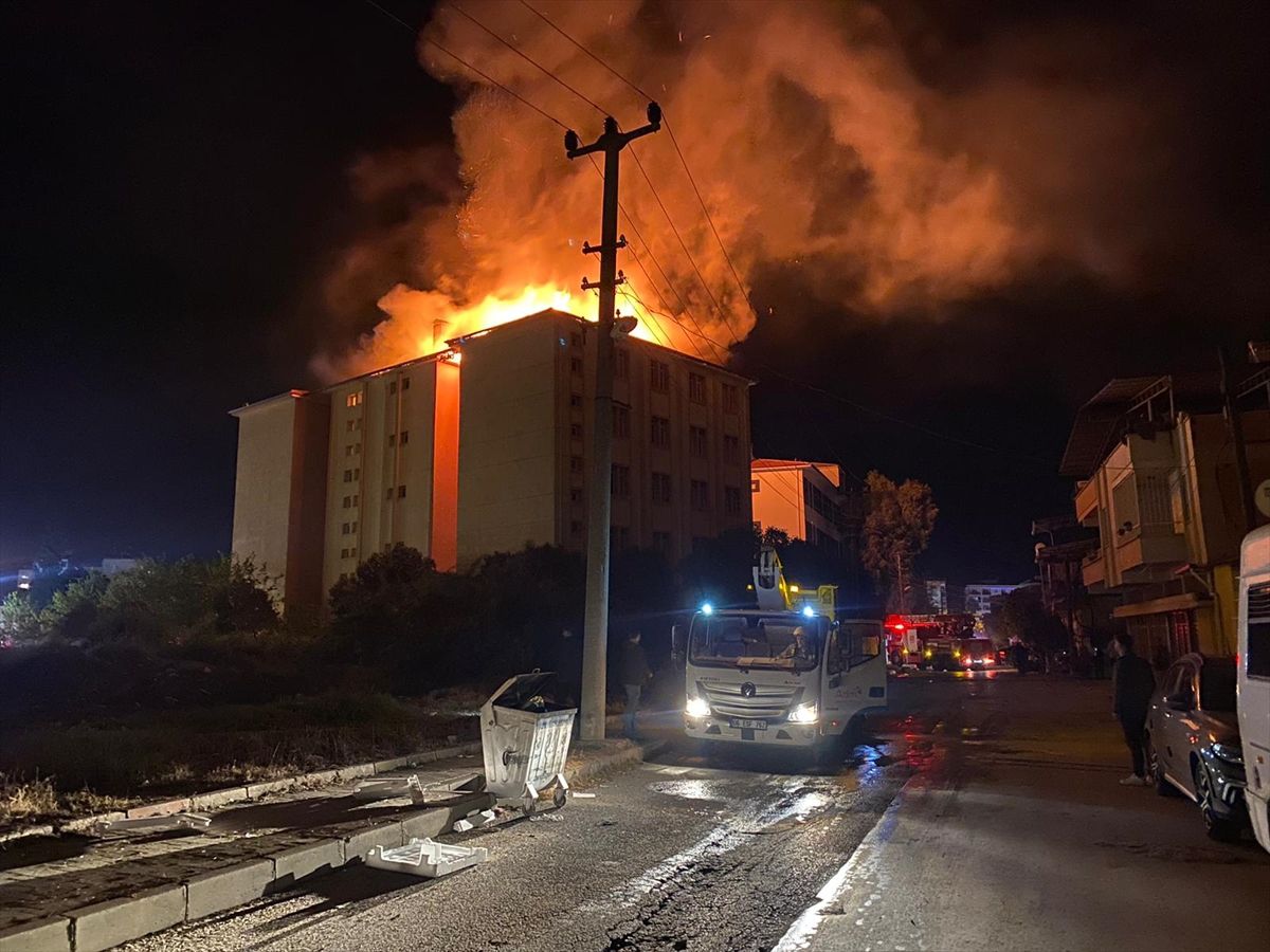 Nazilli\'de Yurt Yangını