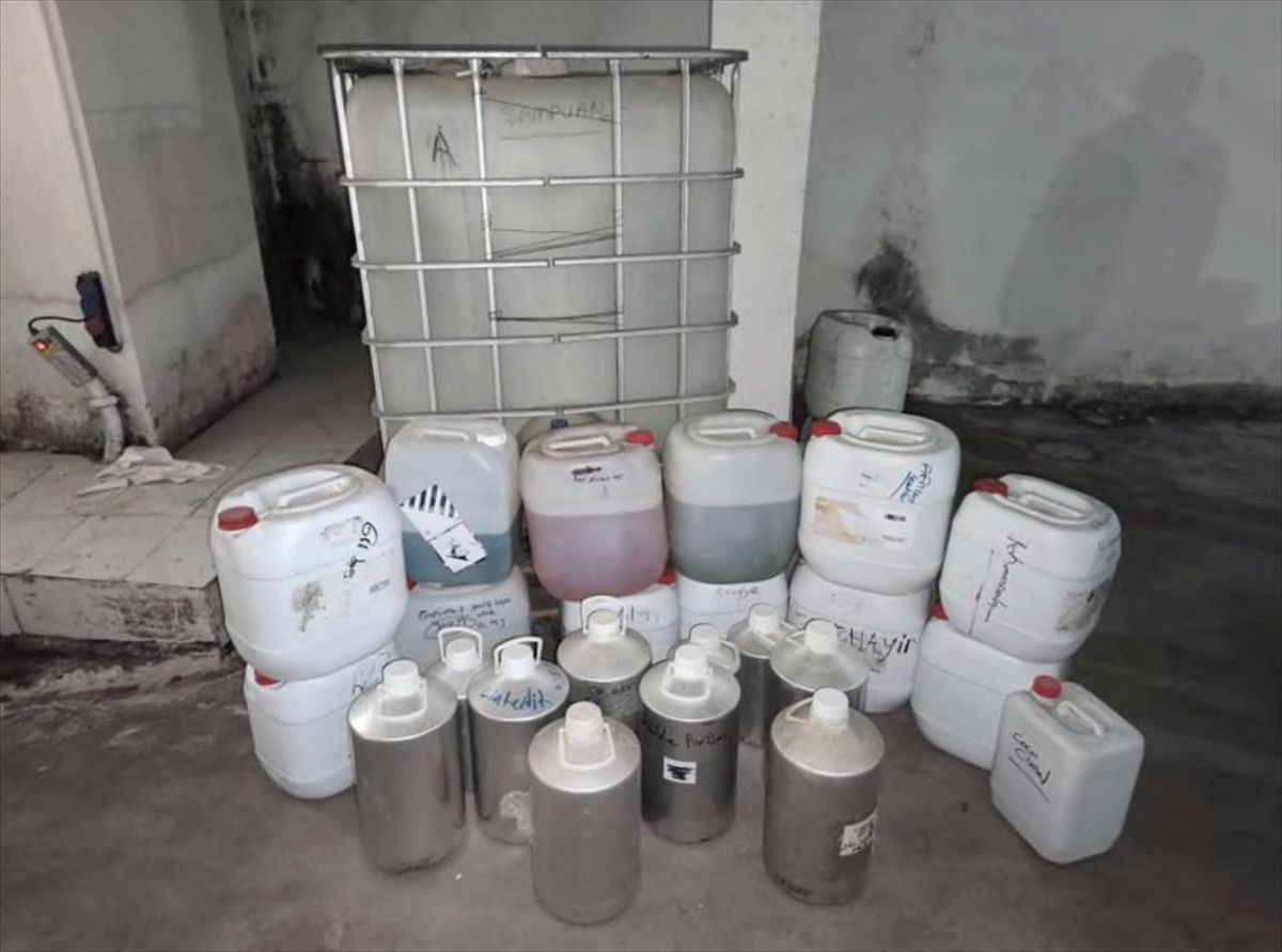 Sahte Parfüm İmalatına Operasyon