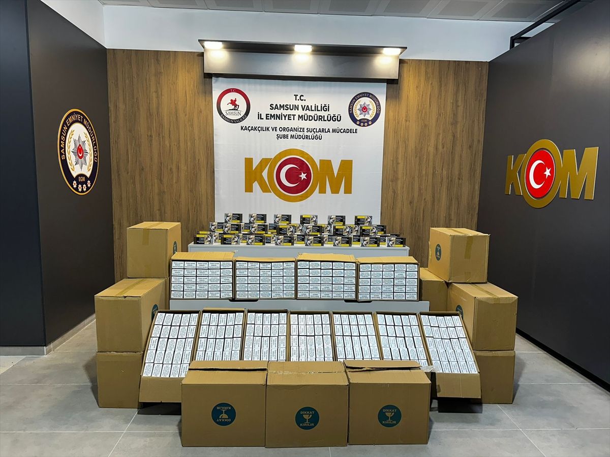 Samsun\'da Kaçakçılık Operasyonu