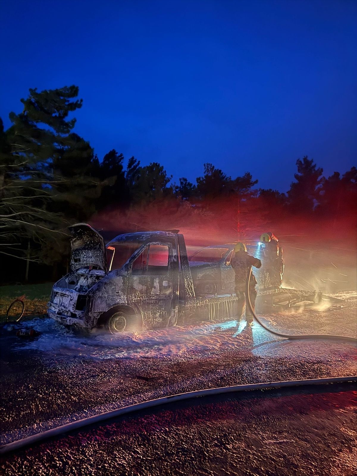 Havran\'da Çekici Yangını