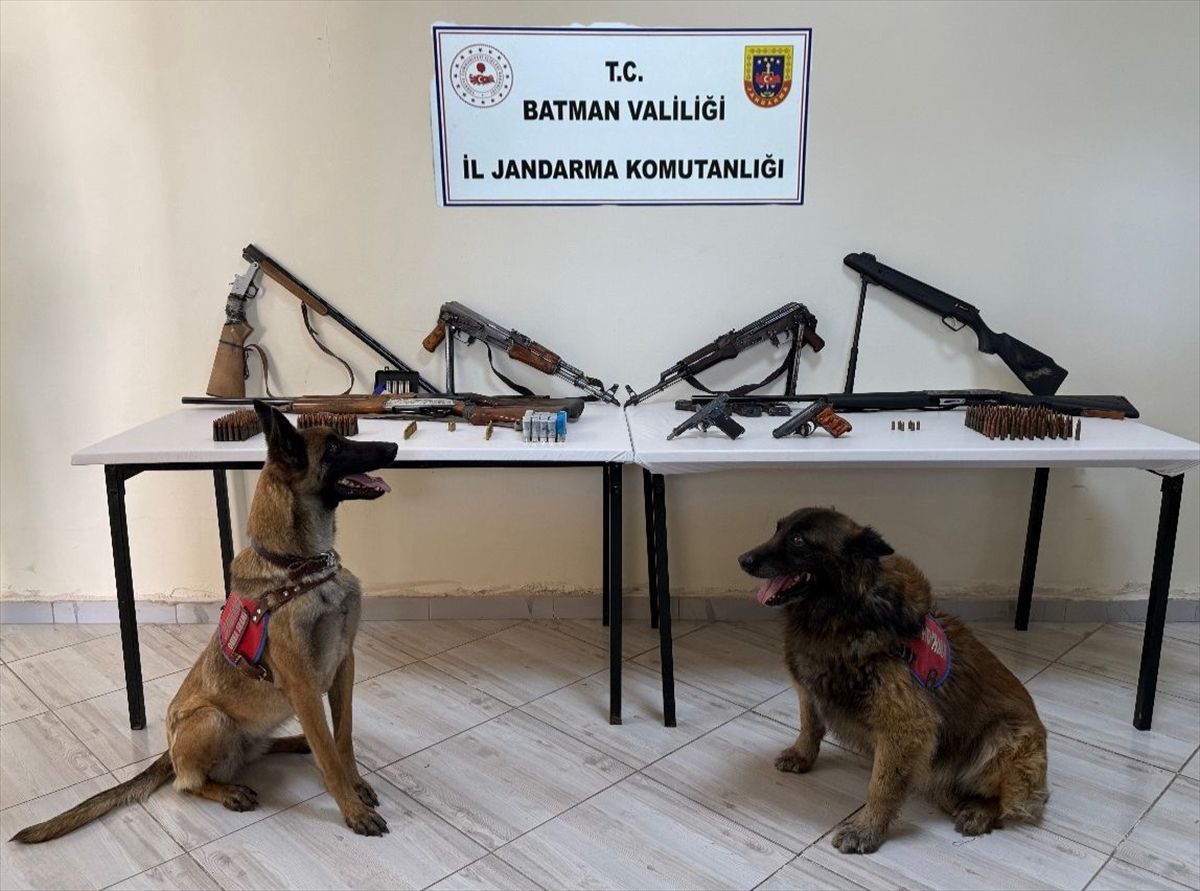Batman\'da Kaçak Silah Operasyonu