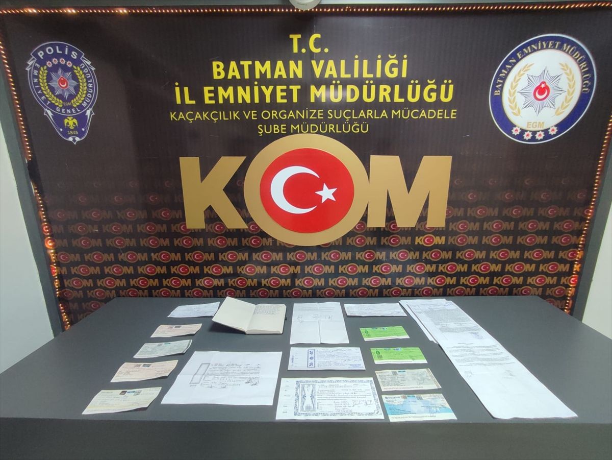 Batman\'da Tefecilik Operasyonu: 8 Gözaltı