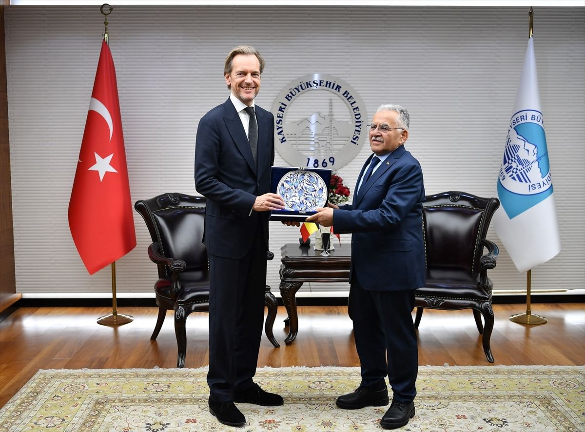 Belçika Büyükelçisi Kayseri\'yi Ziyaret Etti