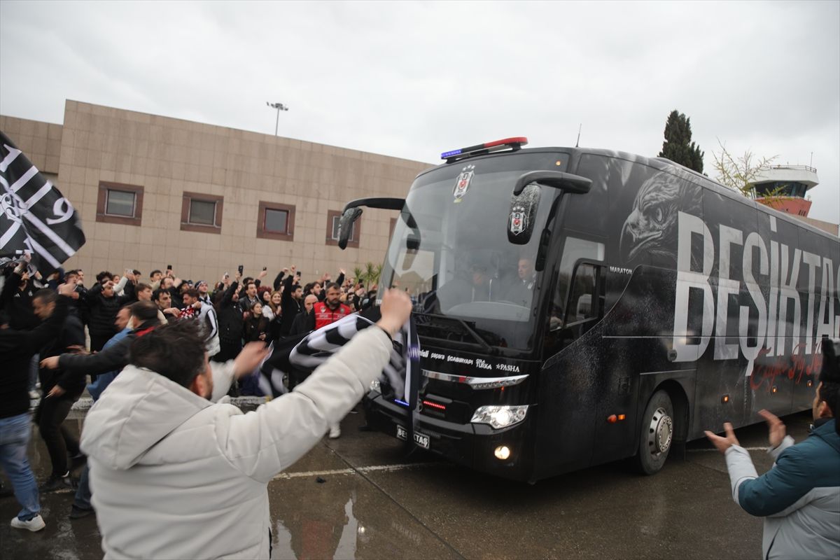 Beşiktaş, Samsun\'a Geldi