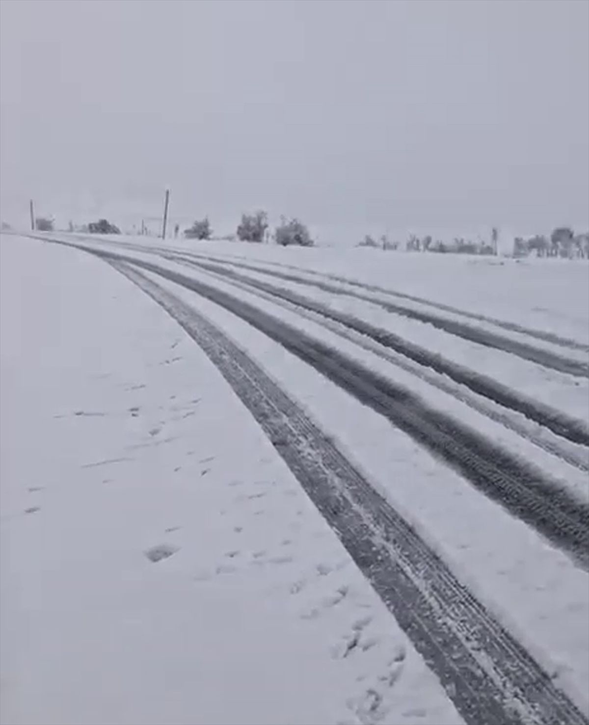 Beypazarı\'nda Kar Yağışı