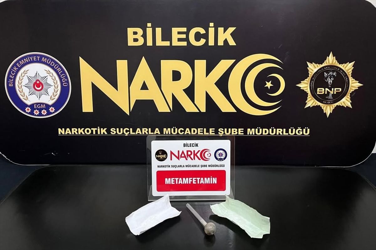 Bilecik’te Uyuşturucu Bulunan Şüpheli Gözaltında