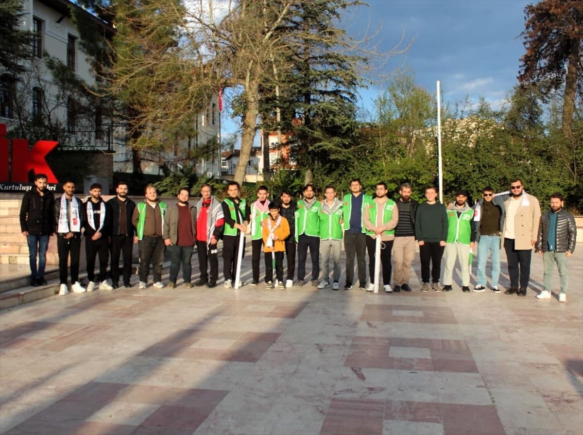 Bilecik\'te Filistin İçin Yürüyüş