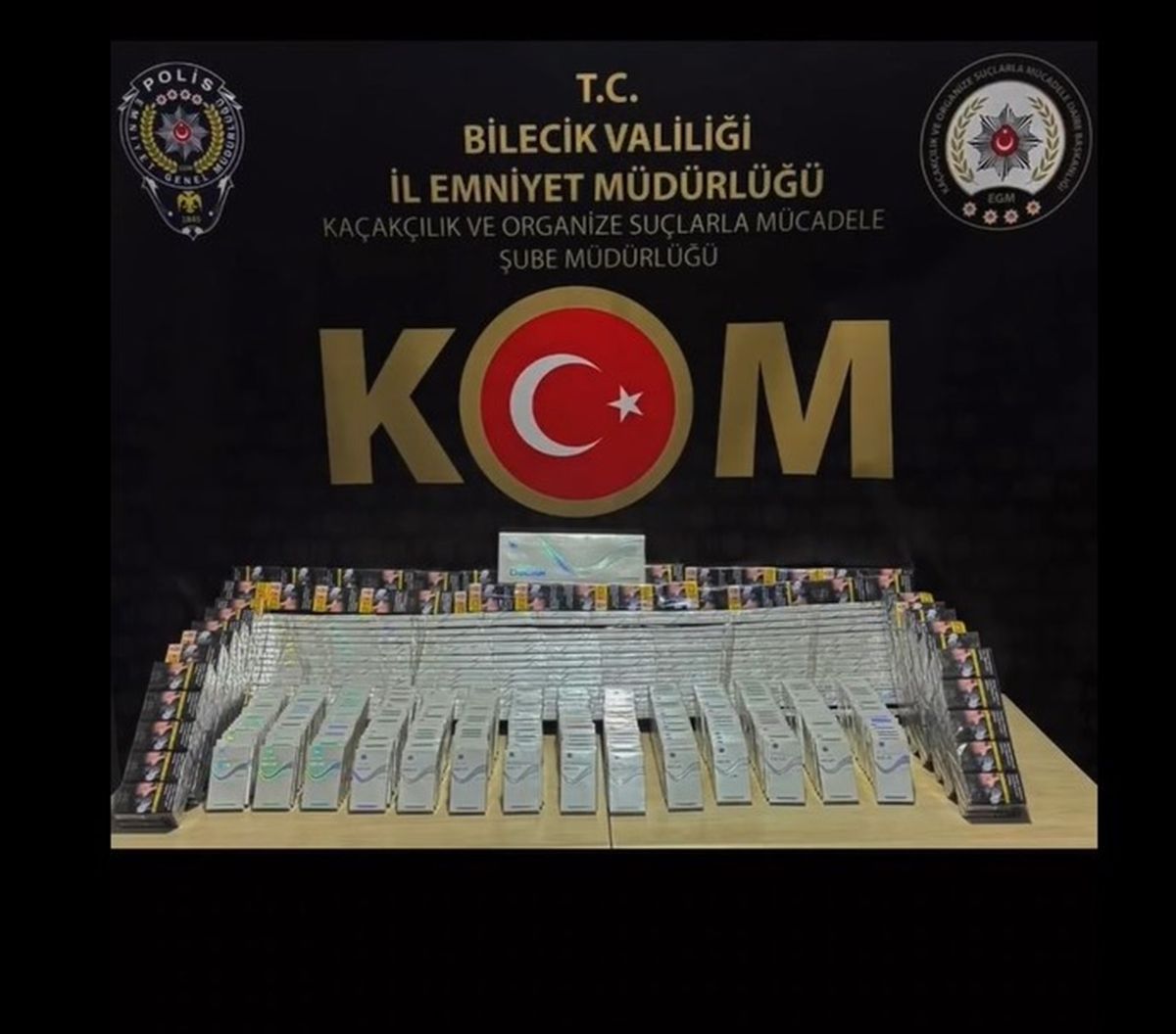 Bilecik\'te Kaçak Sigara Operasyonu
