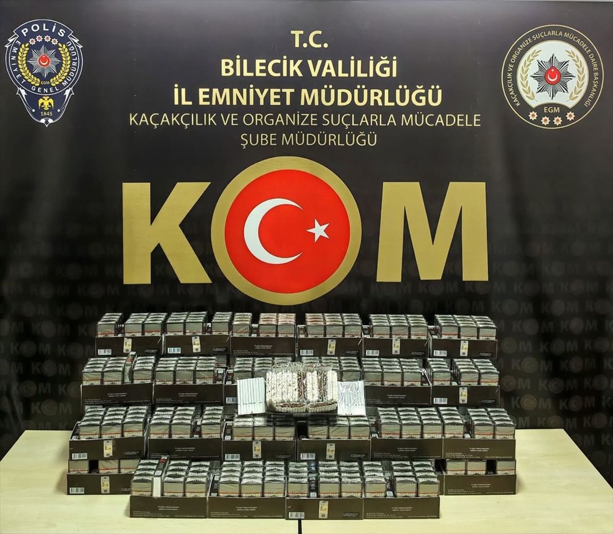 Söğüt\'te Kaçakçı Operasyonu: 15 Bin Makaron Ele Geçirildi