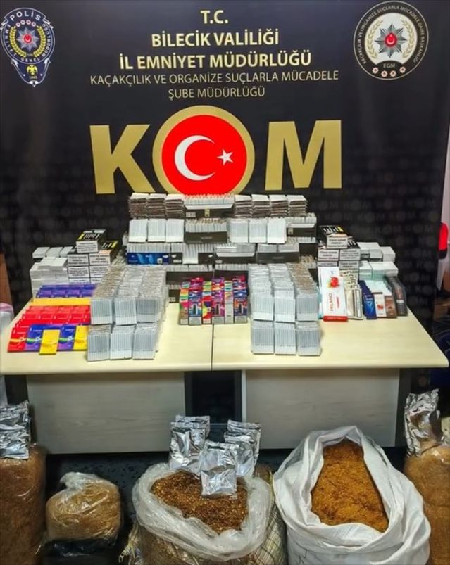 Bozüyük’te Kaçakçılık Operasyonu