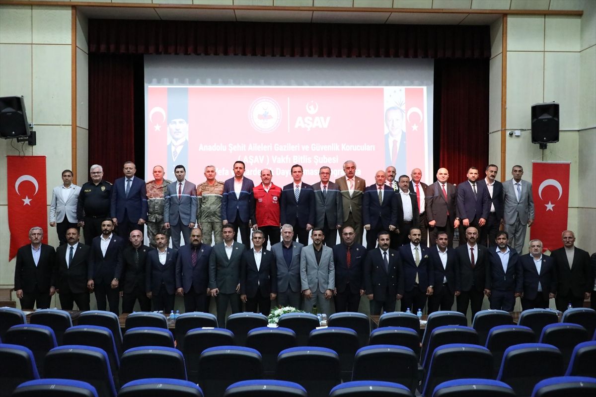 Bitlis\'te "Anadolu Şehit Aileleri Vakfı" şubesi açıldı