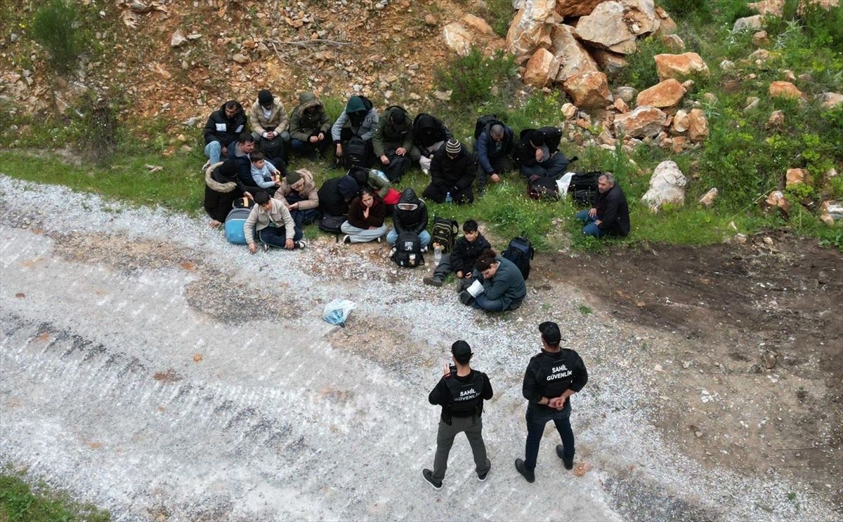 Bodrum\'da 21 Düzensiz Göçmen Yakalandı