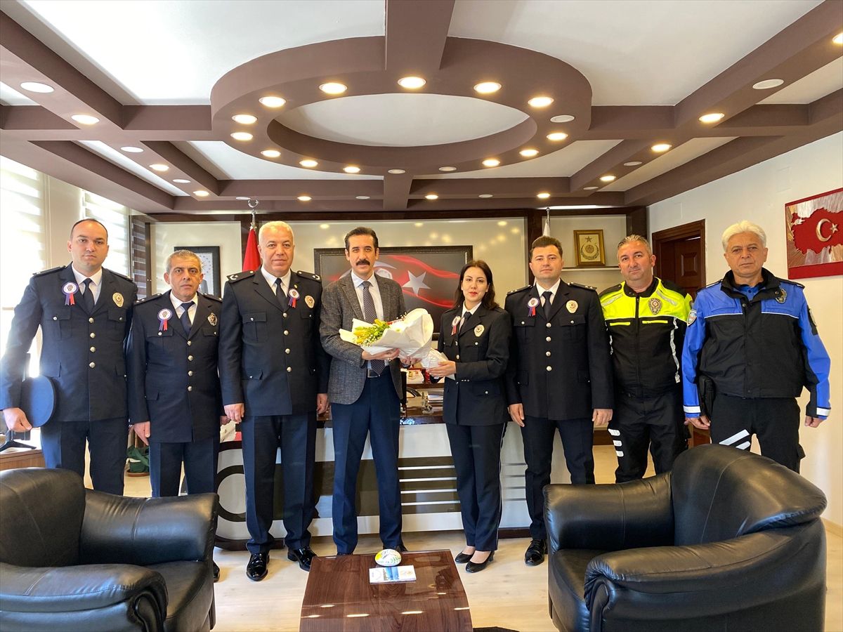 Emniyet Müdürlüğü\'nden Kaymakam\'a Ziyaret