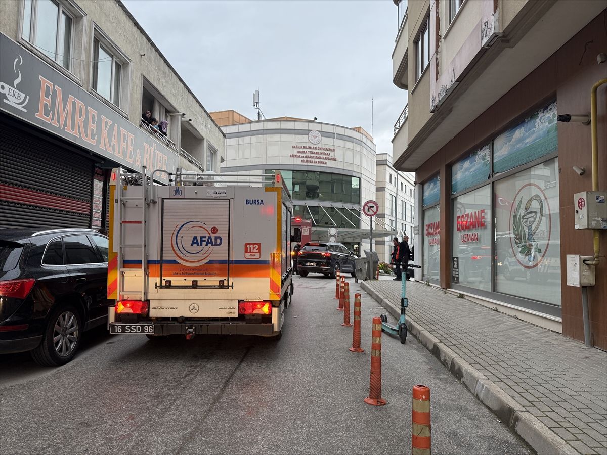 Bursa Hastanesinde Ameliyathane Yangını