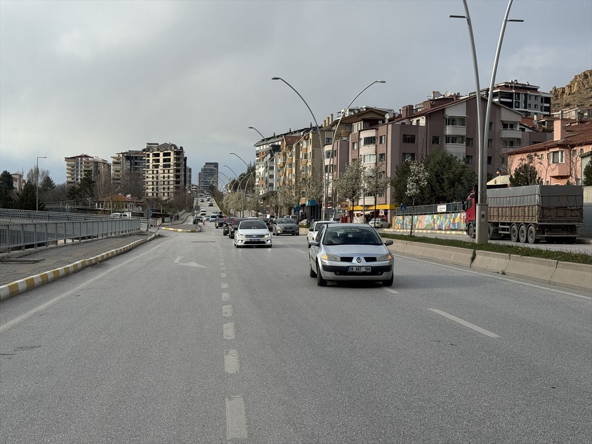 Çankırı\'da İsrail\'e Protesto Konvoyu