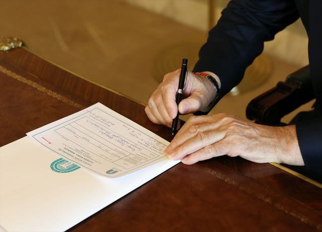 Cumhurbaşkanı Erdoğan, Darülaceze’ye kurban bağışı yaptı