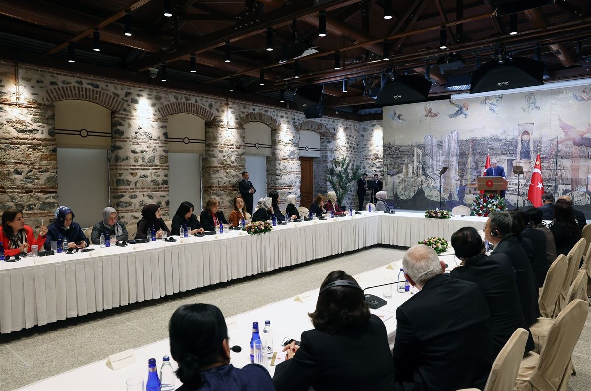 Cumhurbaşkanı Erdoğan, ICAPP Kadın Kolu 9. Toplantısı\'nın katılımcılarını kabul etti