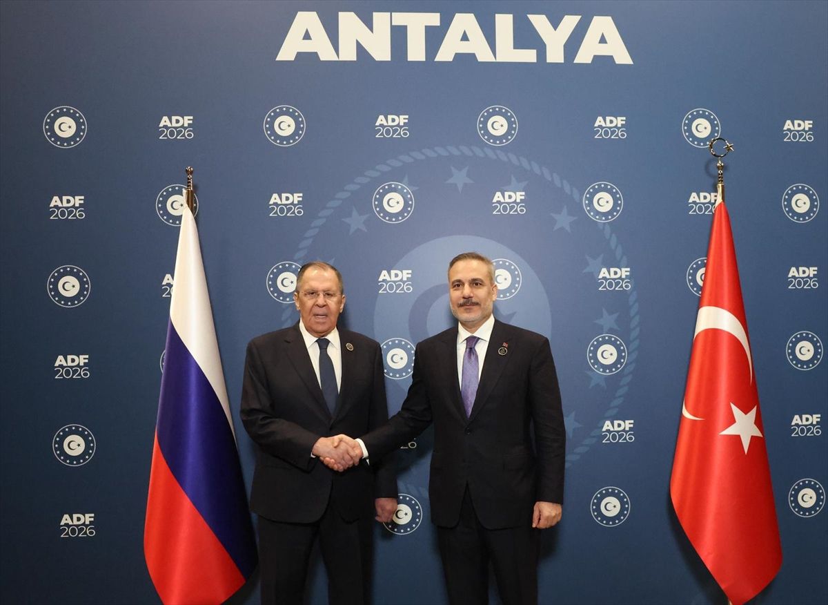 Fidan ve Lavrov Antalya\'da Buluştu