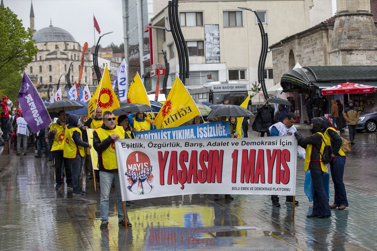 1 Mayıs Kutlamaları Düzce, Bolu ve Bartın\'da