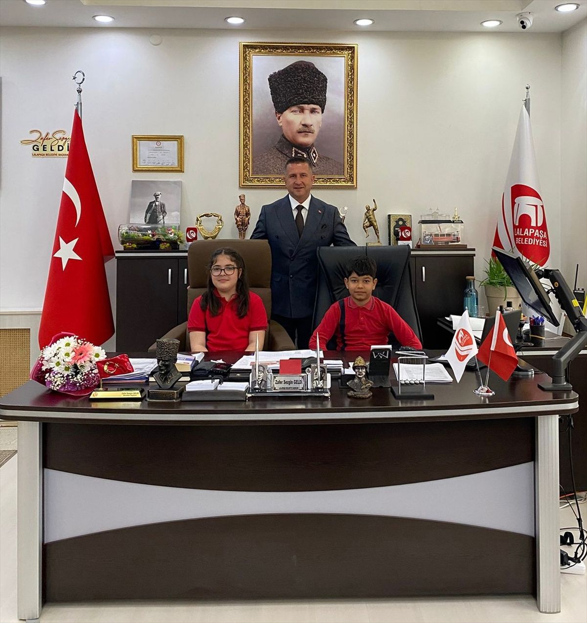 Lalapaşa\'da 23 Nisan Kutlaması