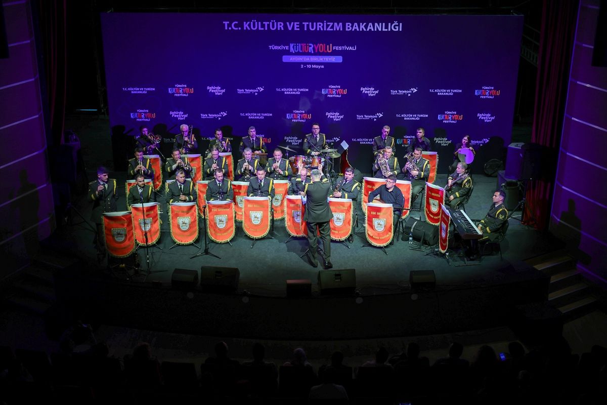 Aydın Kültür Yolu Festivali\'nde Bando Konseri