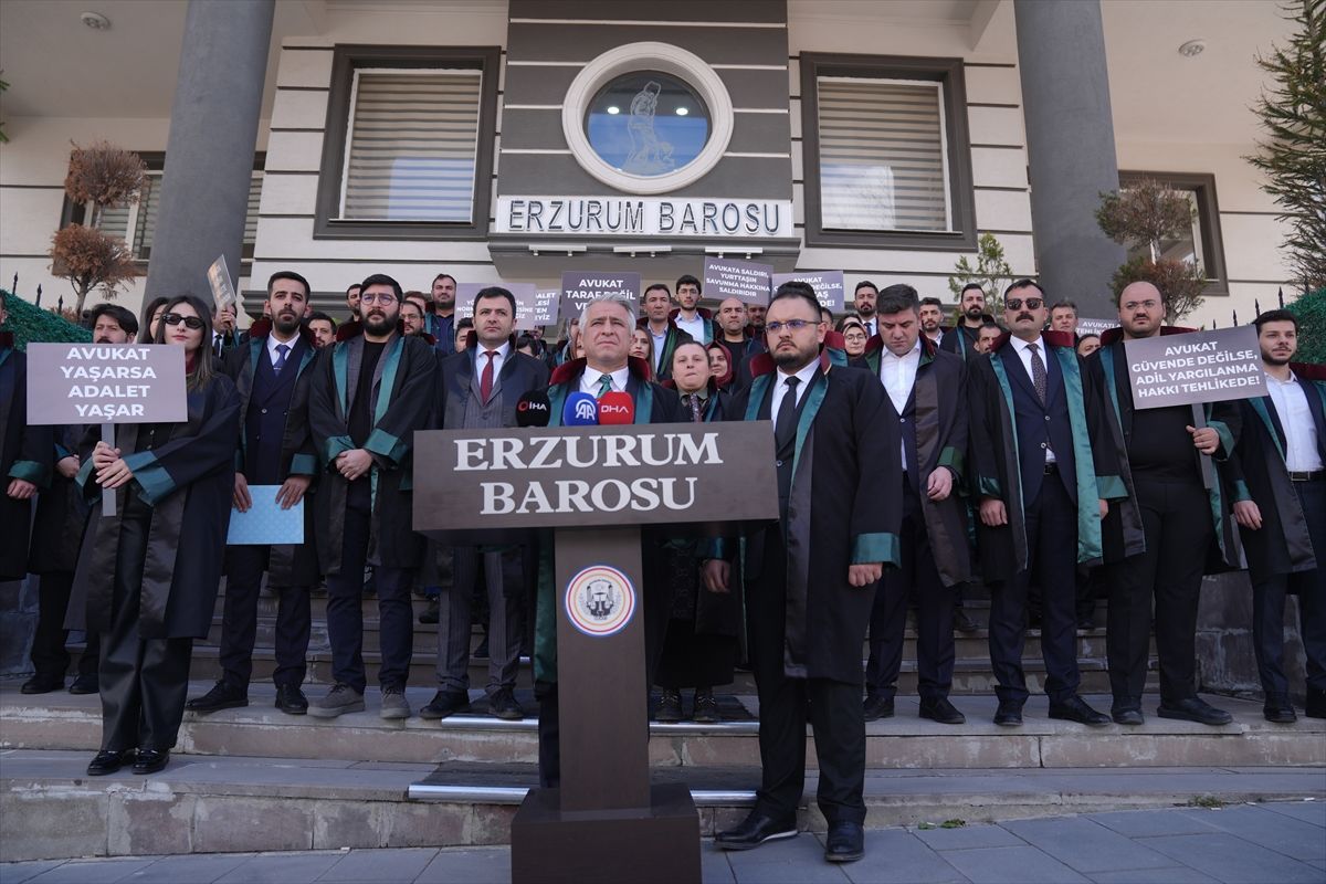 Erzurum\'da Avukata Bıçaklı Saldırı
