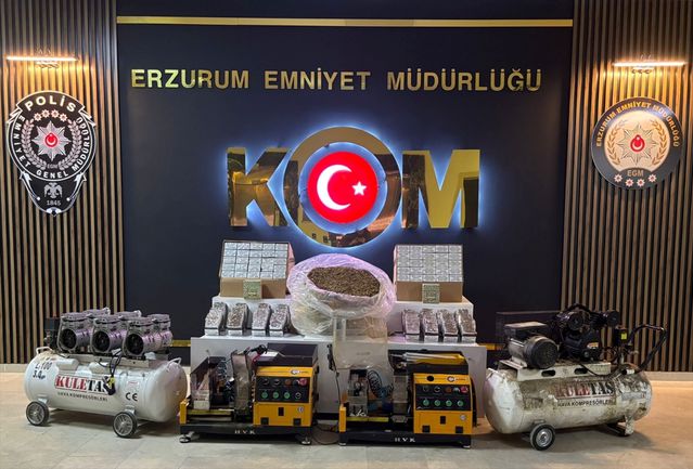 Tortum’da Kaçakçılık Operasyonu: 2 Gözaltı