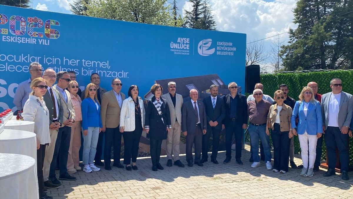 Sazova\'da Çocuk Evi Temel Atma Töreni