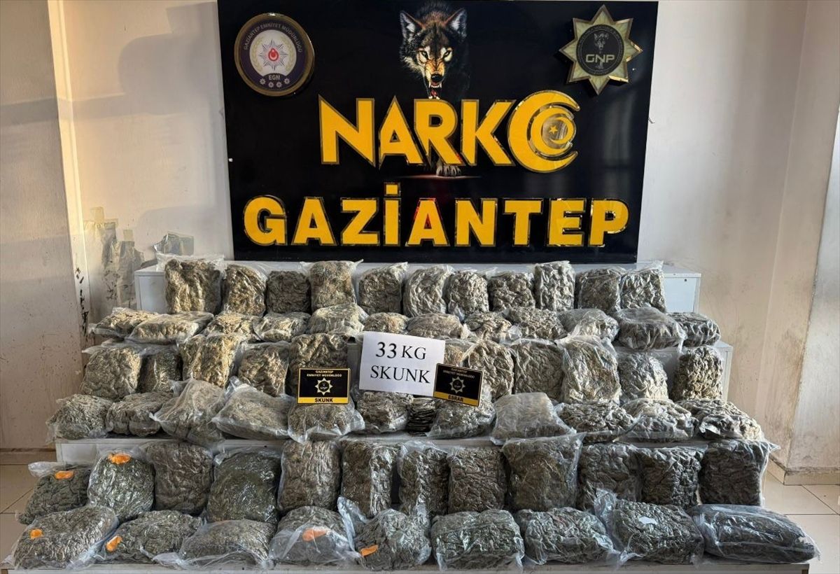 Gaziantep\'te Uyuşturucu Operasyonu