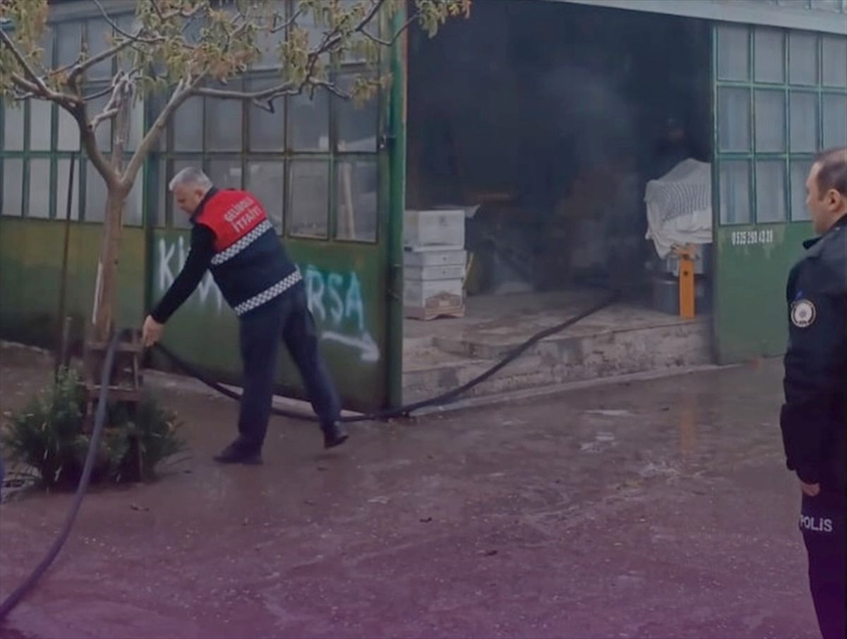 Gelibolu\'da Marangozhane Yangını