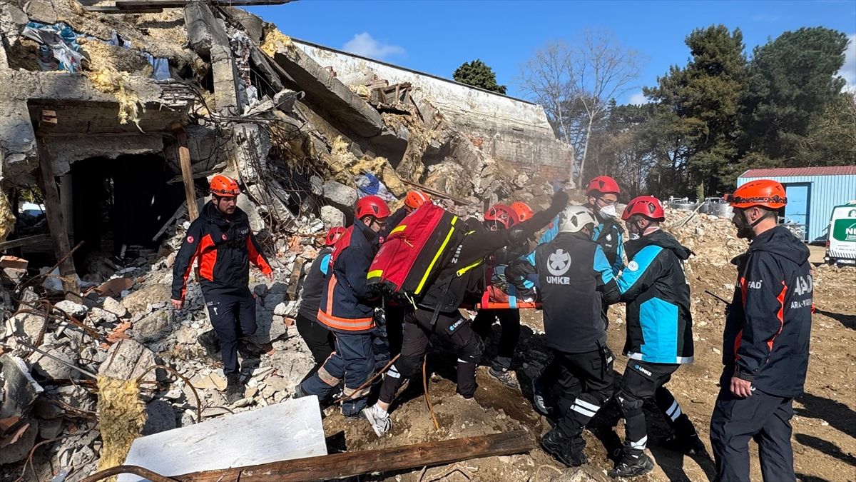 Giresun\'da UMKE Tatbikatı Gerçekleştirildi