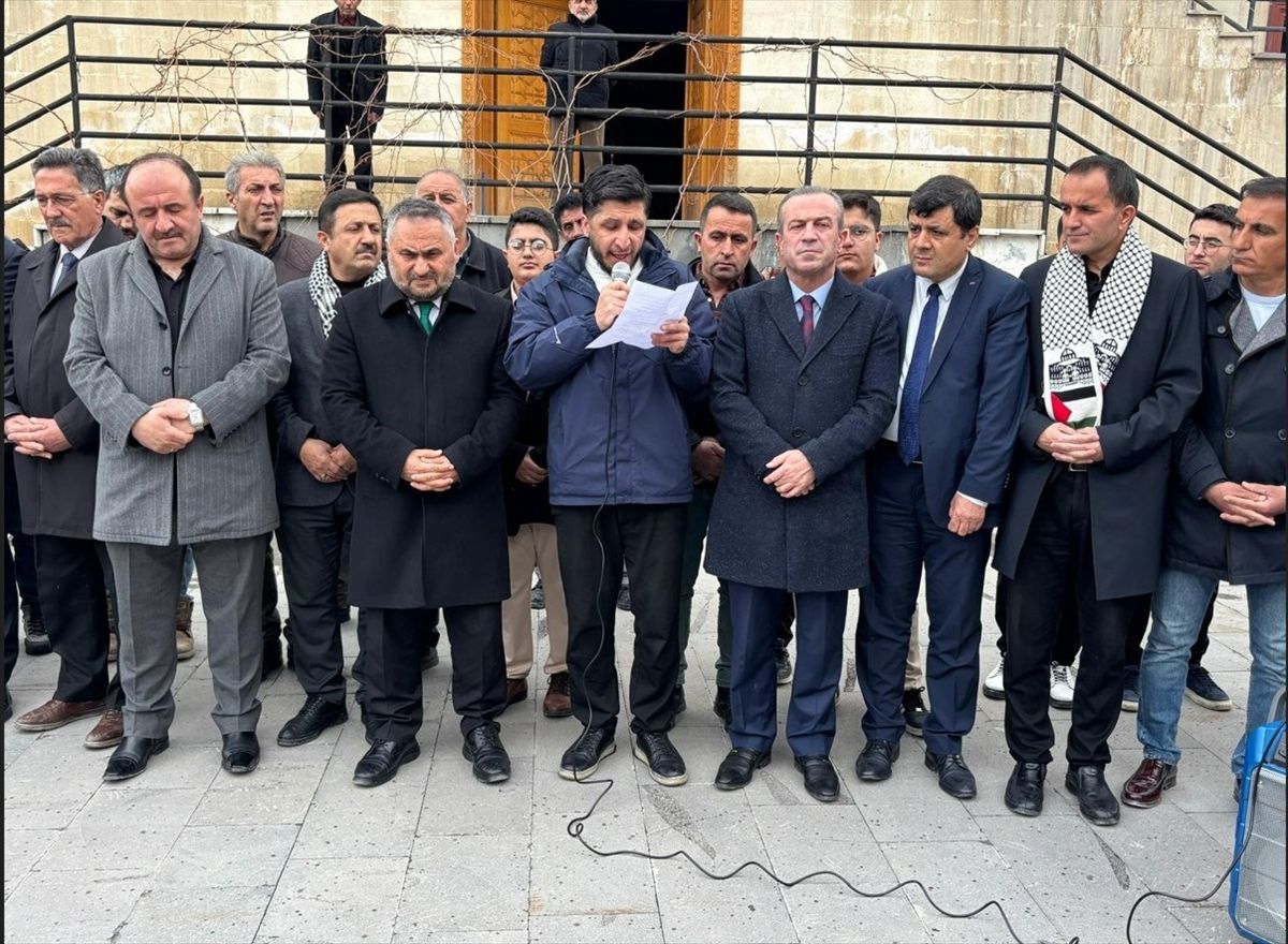 Hakkari\'den Filistin\'e Destek Gösterisi