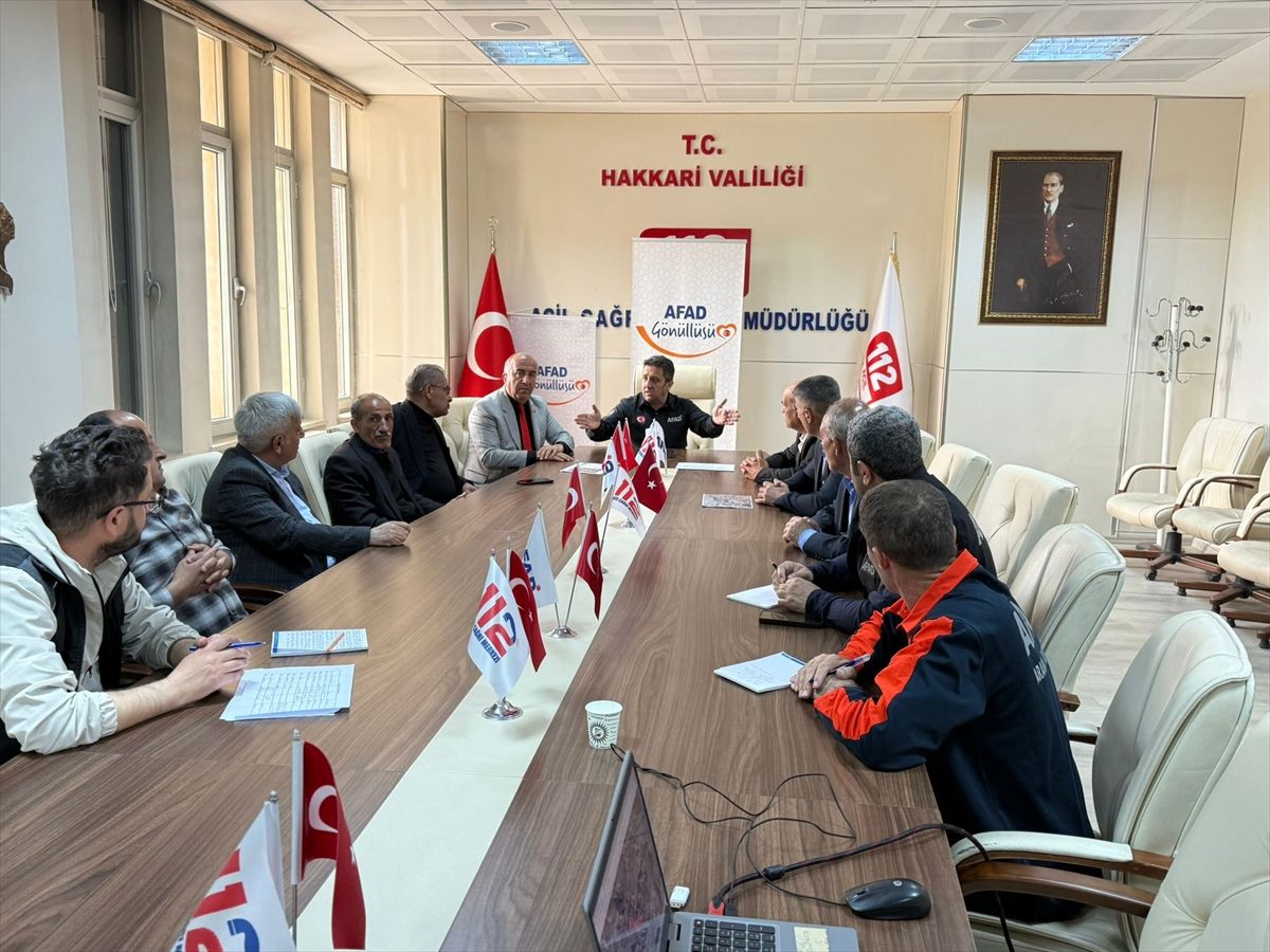 Hakkari\'de Taşkın Riski Toplantısı