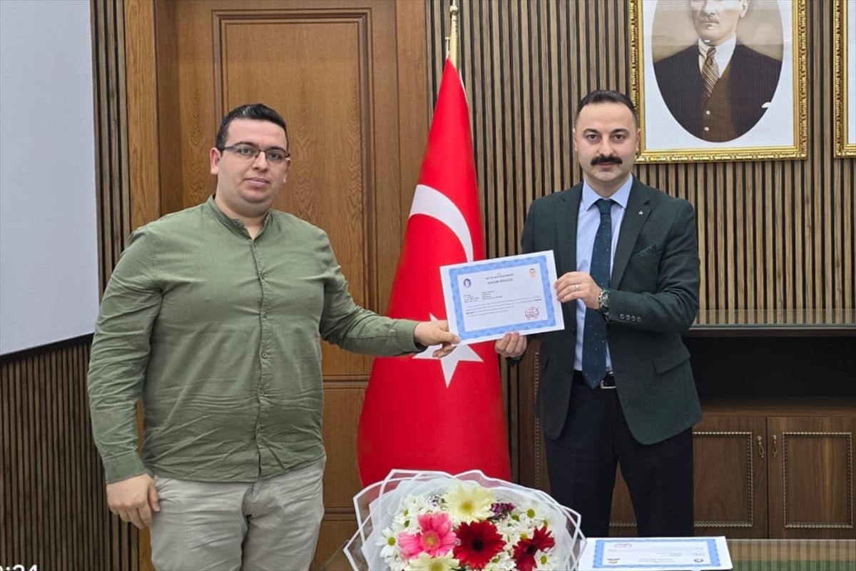 Havza\'da Emniyet Personeline Başarı Belgesi