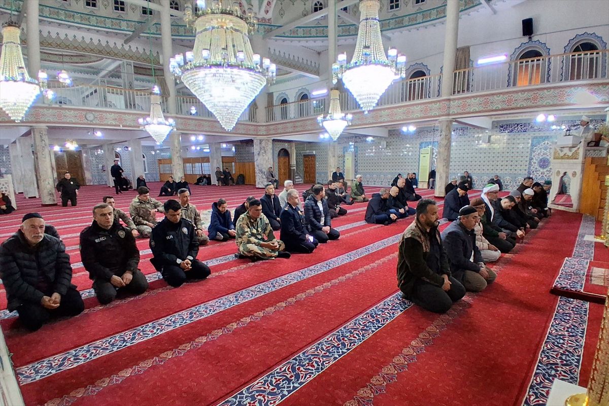 Havza\'da şehit polisler için mevlit okutuldu